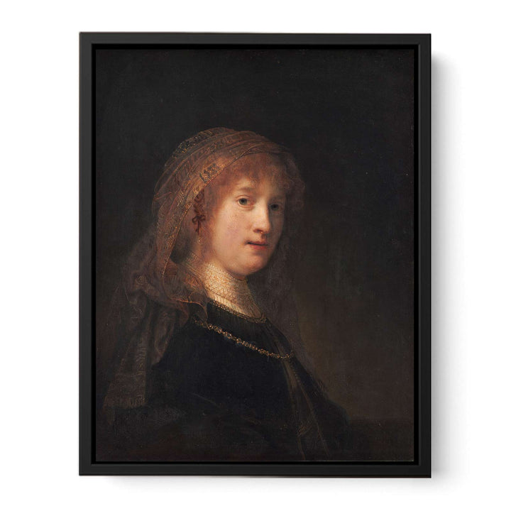 Saskia Wearing A Veil Painting