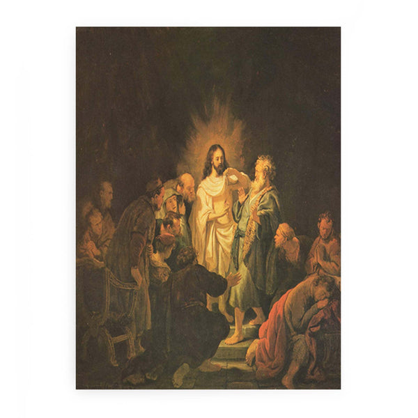 The Incredulity of St Thomas 1634
 Painting