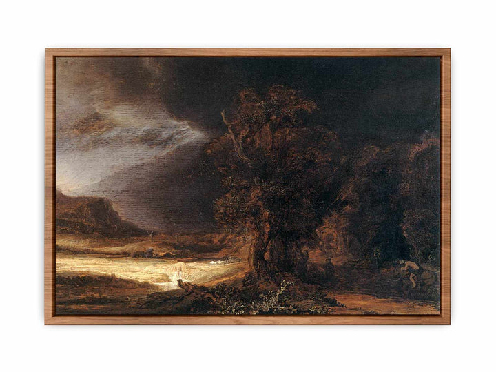 Landscape with the Good Samaritan Painting
