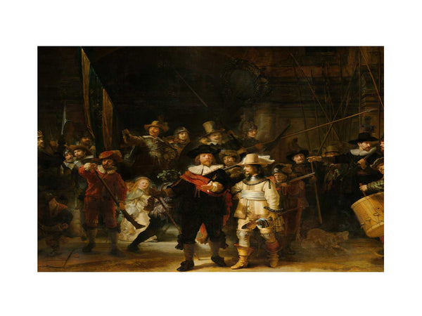 The Company of Frans Banning Cocq and Willem van Ruytenburch, known as the 'Night Watch' Painting
