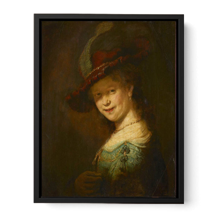 Saskia Laughing Painting