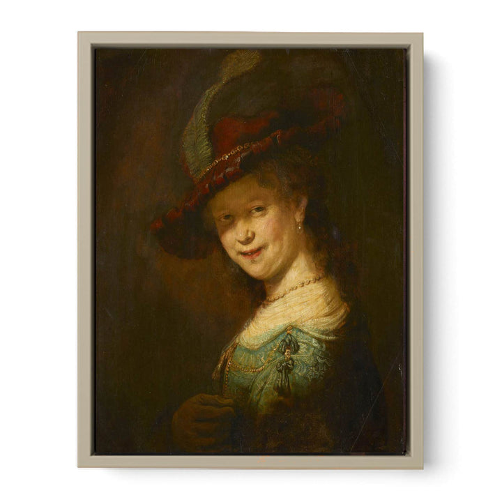 Saskia Laughing Painting