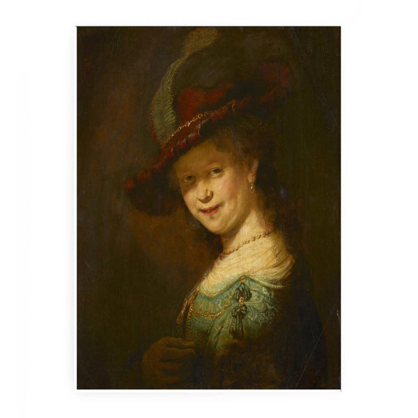Saskia Laughing Painting