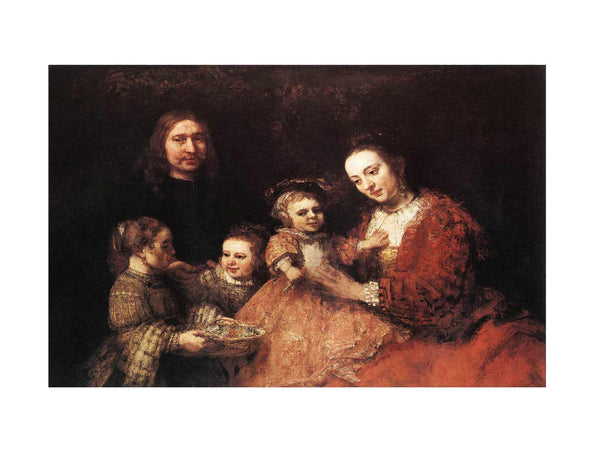 Portrait De Famille,brunswick 1669 Painting