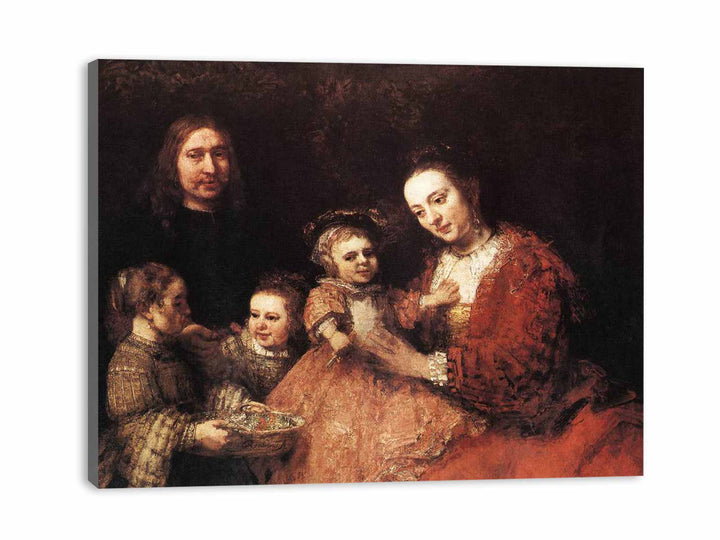 Portrait De Famille,brunswick 1669 Painting