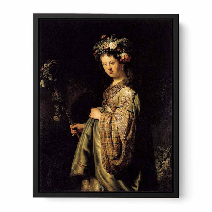 Saskia or Flora Painting