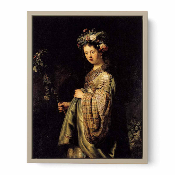 Saskia or Flora Painting