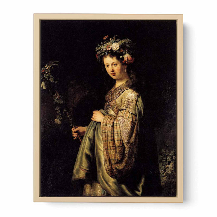 Saskia or Flora Painting