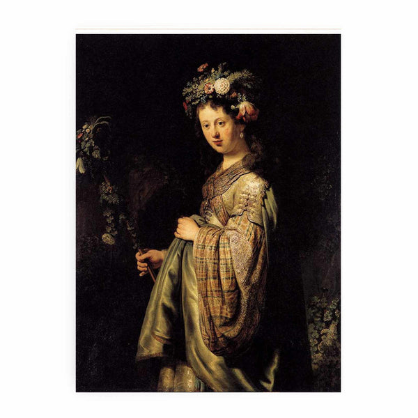 Saskia or Flora Painting