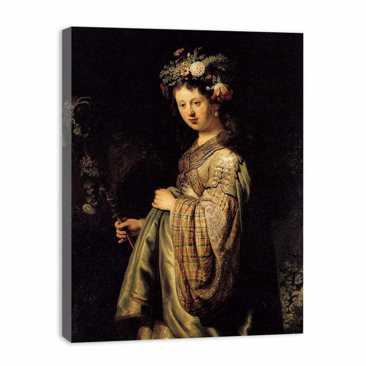 Saskia or Flora Painting