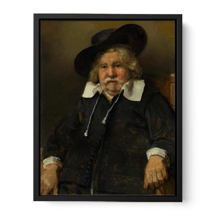 Portrait of an Elderly Man Painting