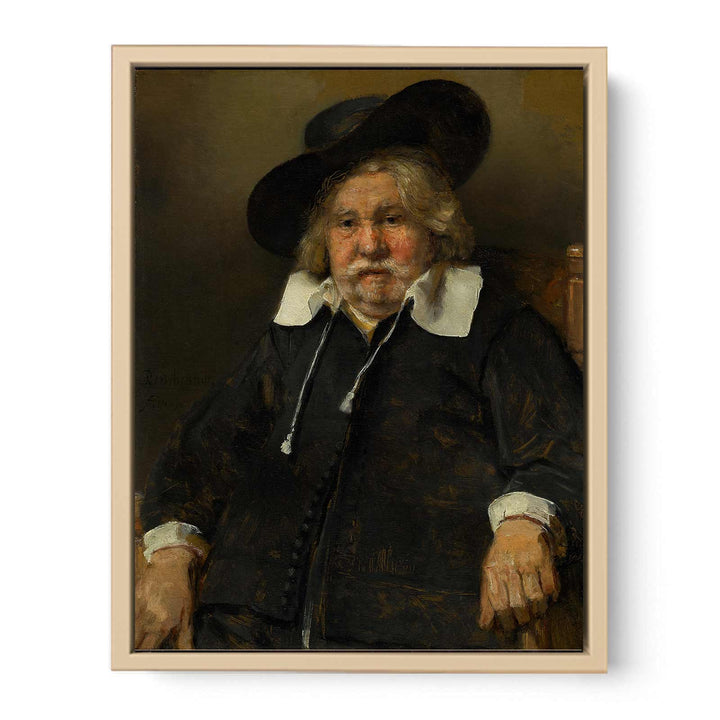 Portrait of an Elderly Man Painting