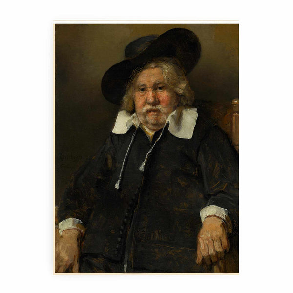 Portrait of an Elderly Man Painting