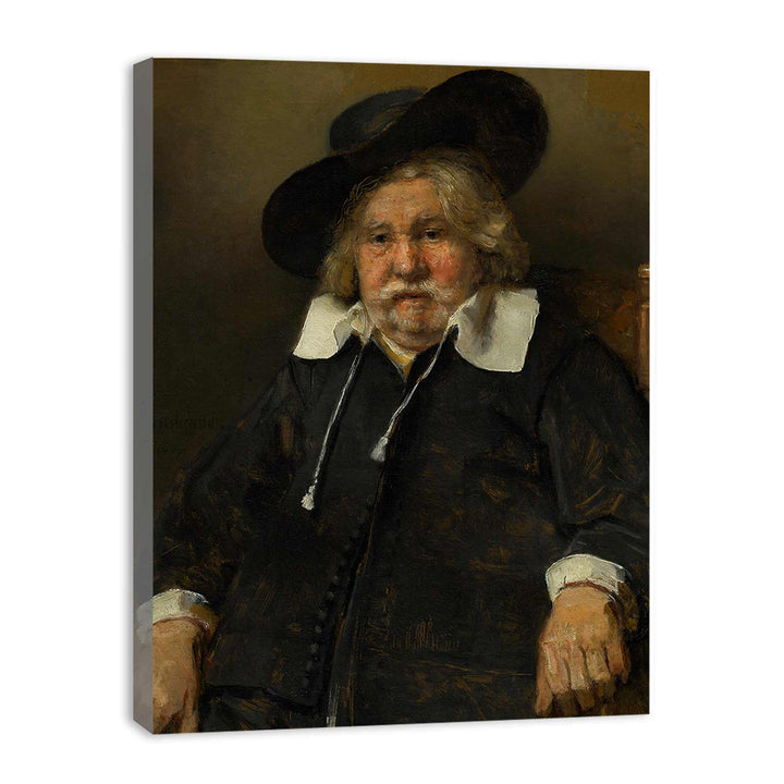 Portrait of an Elderly Man Painting