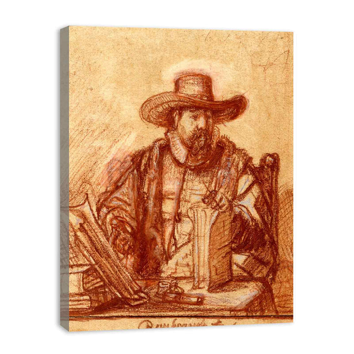 Portrait Of Cornelis Claesz Painting