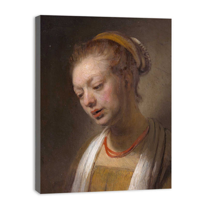 Portrait of a Young Girl Painting