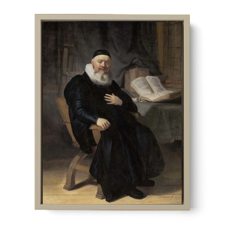 Portrait Of Johannes Elison Painting
