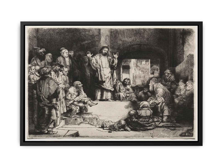 Christ Preaching ('La Petite Tombe') Painting