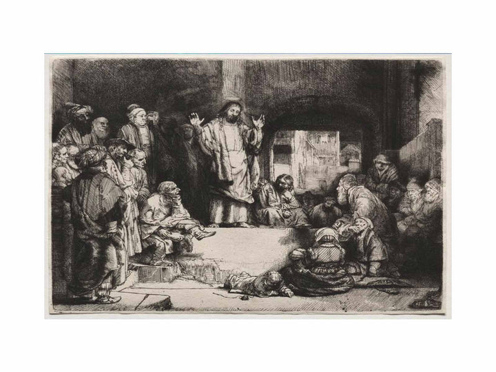 Christ Preaching ('La Petite Tombe') Painting