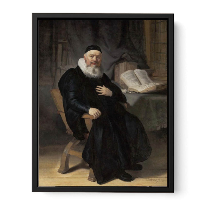 Le Predicateur Johannes Elison,boston 1634 Painting