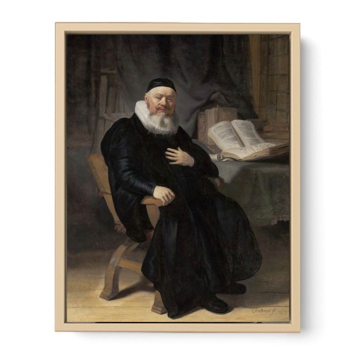 Le Predicateur Johannes Elison,boston 1634 Painting