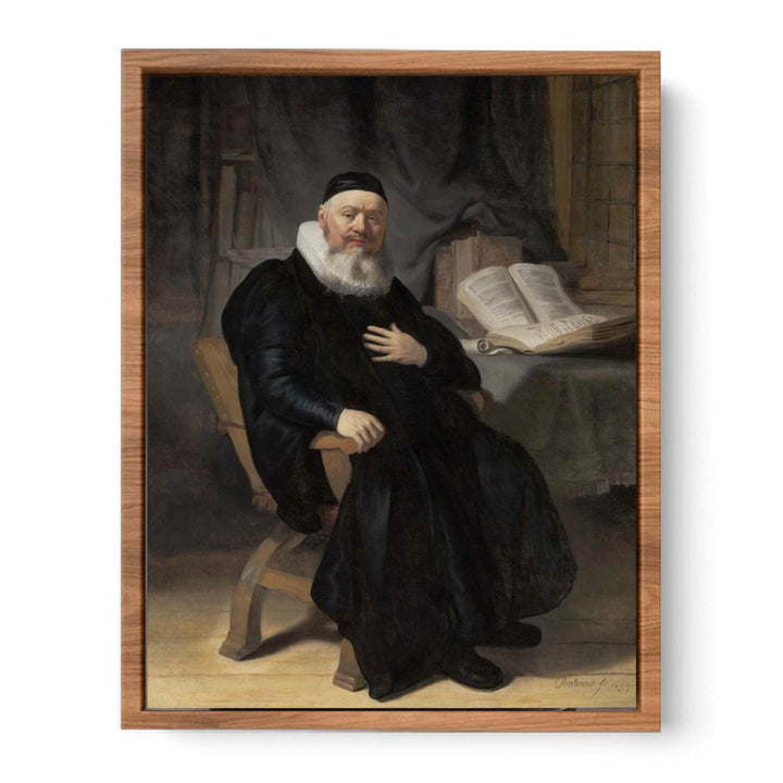 Le Predicateur Johannes Elison,boston 1634 Painting