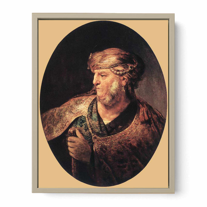 Portrait of a Man in Oriental Garment 1633 Painting