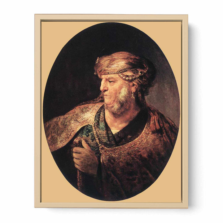 Portrait of a Man in Oriental Garment 1633 Painting