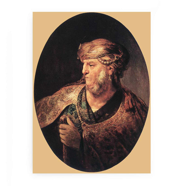 Portrait of a Man in Oriental Garment 1633 Painting