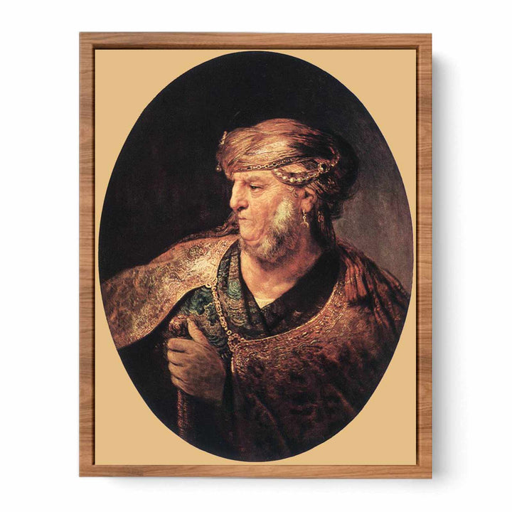 Portrait of a Man in Oriental Garment 1633 Painting