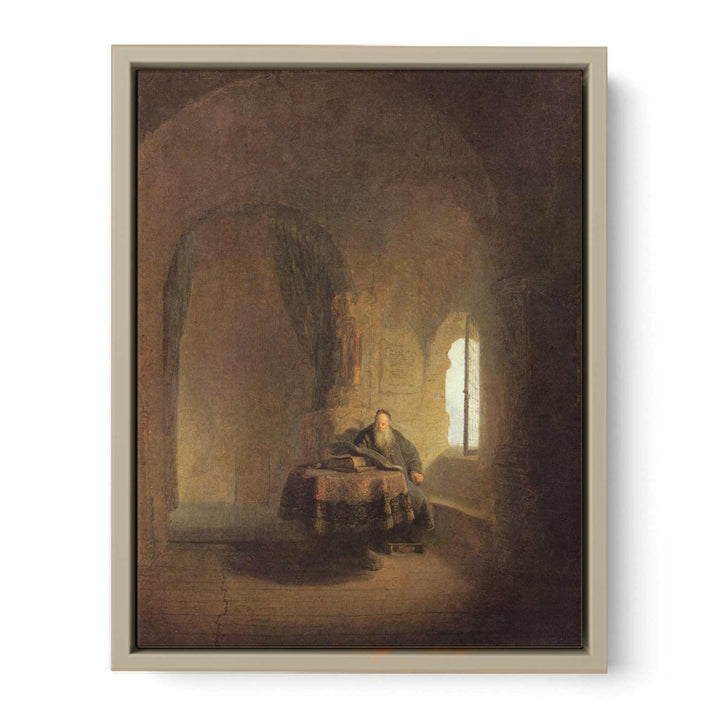 Philosopher Reading Painting