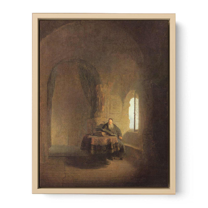 Philosopher Reading Painting