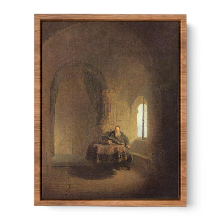 Philosopher Reading Painting