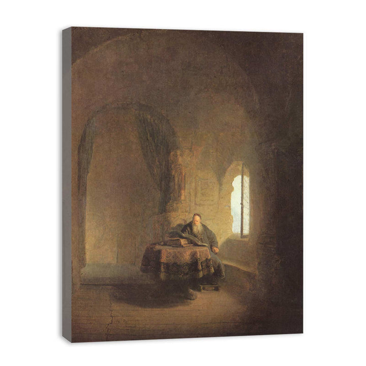 Philosopher Reading Painting