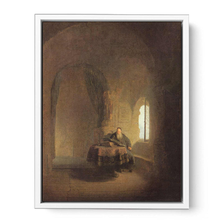 Philosopher Reading Painting