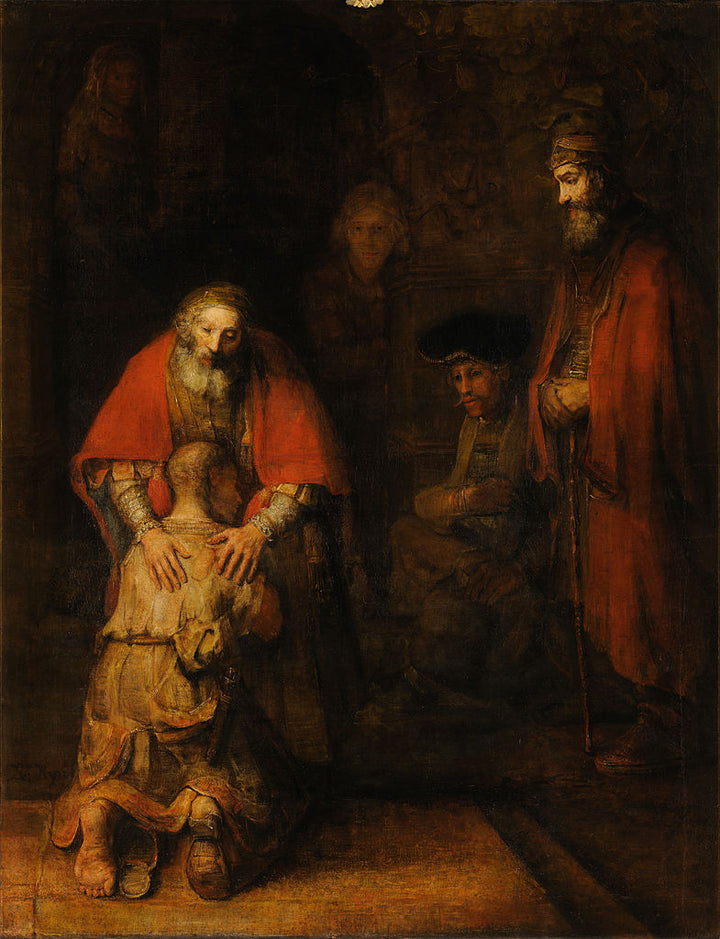 The Return of the Prodigal Son (detail -1) c. 1669 
