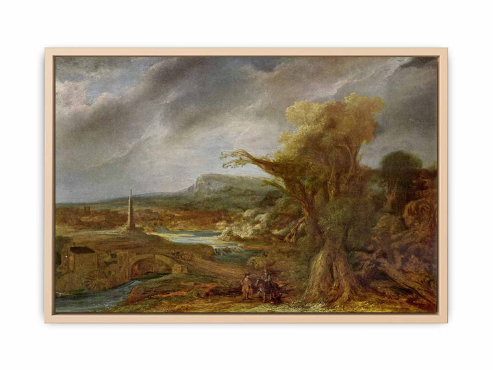 Landscape with Obelisk (possibly the flight into Egypt)
 Painting