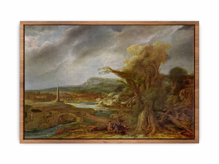 Landscape with Obelisk (possibly the flight into Egypt)
 Painting