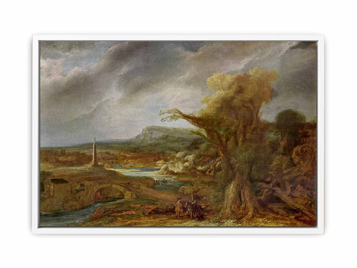 Landscape with Obelisk (possibly the flight into Egypt)
 Painting