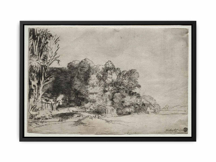 Clump of Trees with a Vista Painting