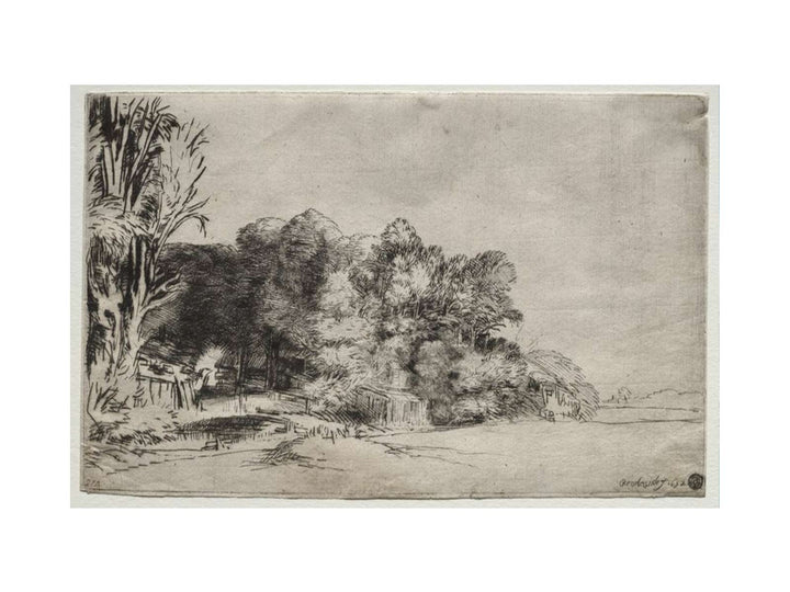 Clump of Trees with a Vista Painting