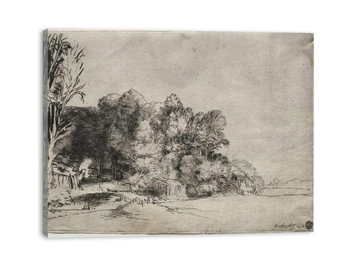 Clump of Trees with a Vista Painting