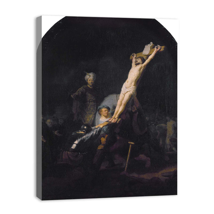 The raising of the cross,munich 1633
 Painting