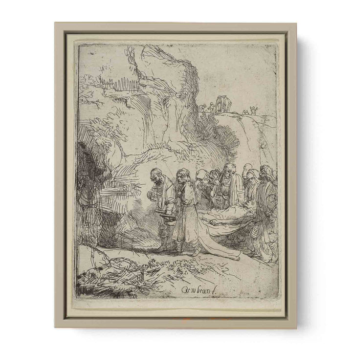 Christ carried to the Tomb Painting