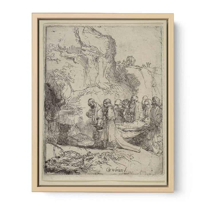 Christ carried to the Tomb Painting