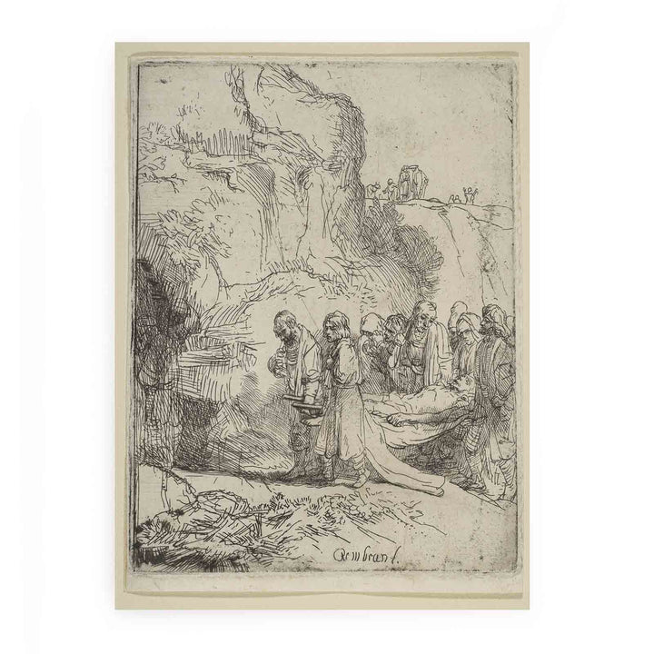 Christ carried to the Tomb Painting