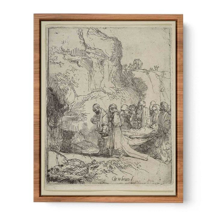 Christ carried to the Tomb Painting
