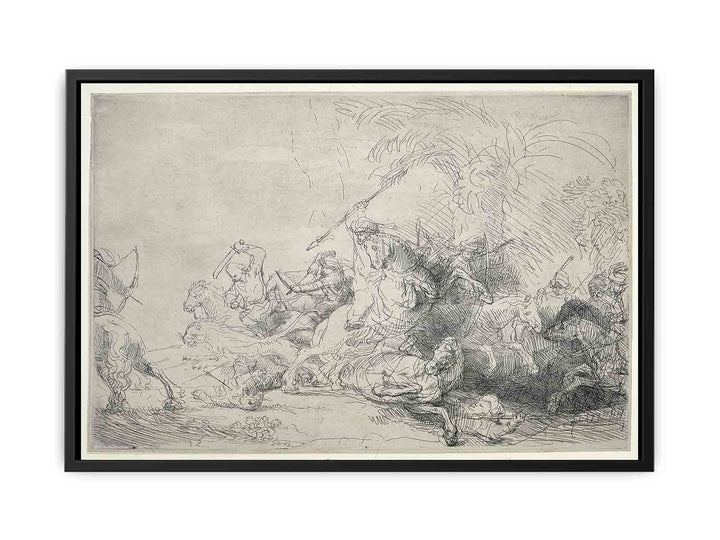 The Large Lion Hunt
 Painting