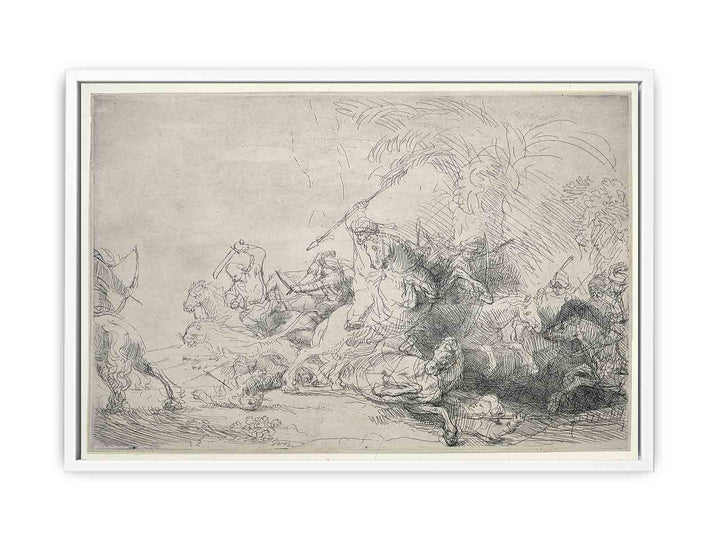 The Large Lion Hunt
 Painting