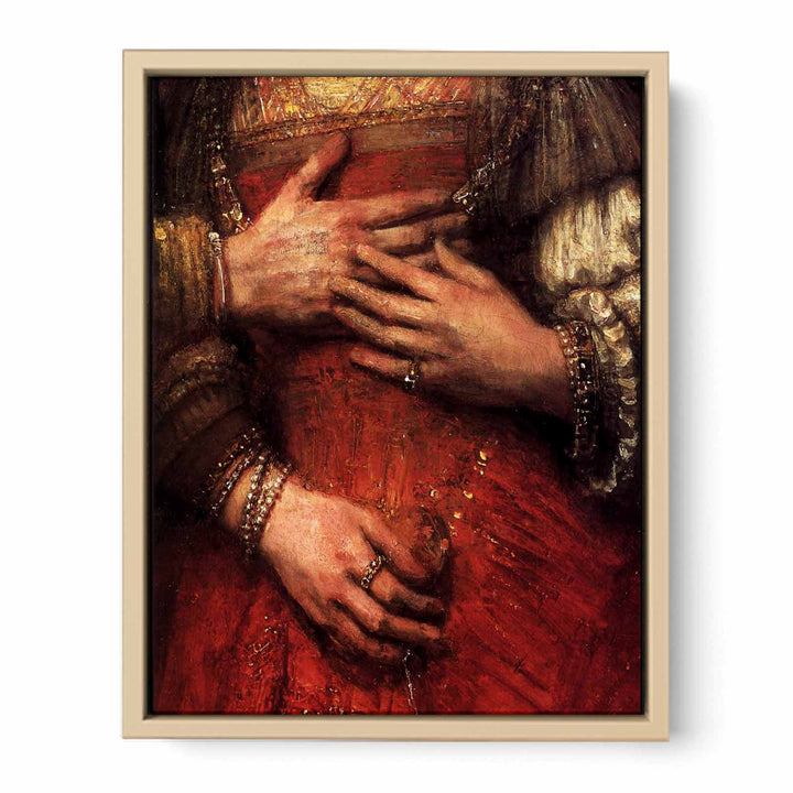 The Jewish Bride (detail) Painting